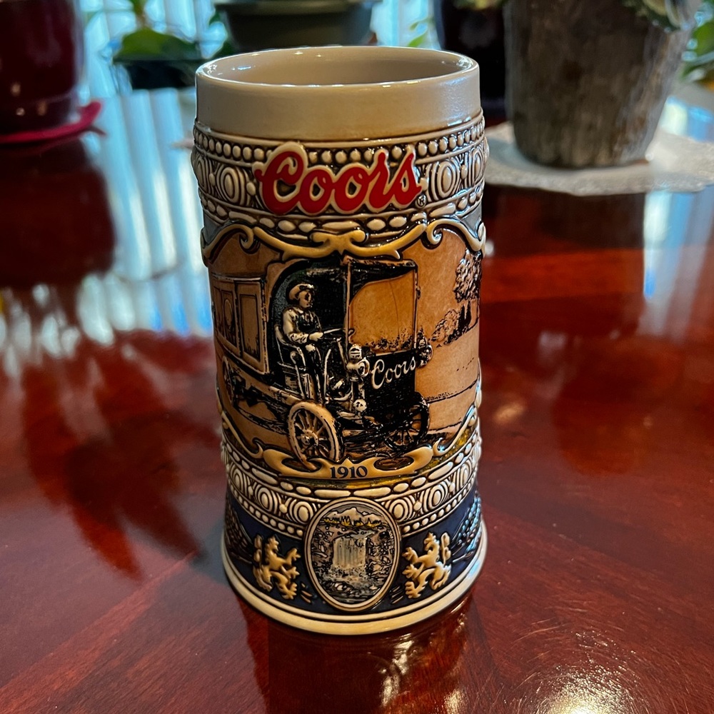 Coors Handcrafted and Numbered 1989 Edition Beer Stein